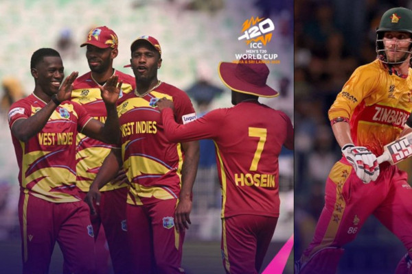 टी-२० विश्वकपः वेस्ट इन्डिज र जिम्बाबेको अपराजित यात्रा कायमै